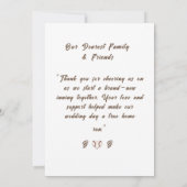 Beautiful Glass Globe Wedding サンキューカード (裏面)