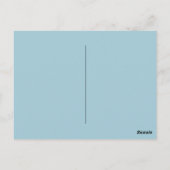 Beautiful golden Christmas tree blue ポストカード (裏面)