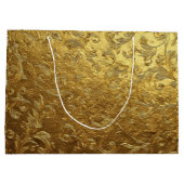 Beautiful Golden pattern Large Gift Bag ラージペーパーバッグ (裏面)