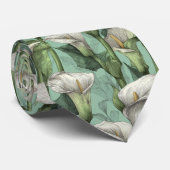 Beautiful Graduation Gifts For Him Calla Lilies Fl ネクタイ (ロール)