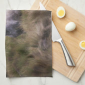 Beautiful Gray Colored Horse キッチンタオル (四つ折り)