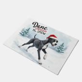 Beautiful Great Dane ドアマット (アングル)