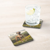 Beautiful Great Dane Personalized Coaster Set コースター (右側)