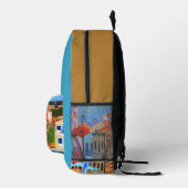 Beautiful Greece backpack  プリントバックパック (右)