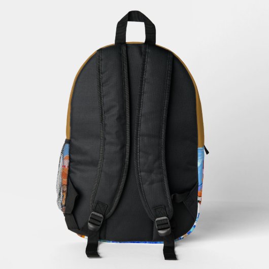 Beautiful Greece backpack  プリントバックパック (裏面)