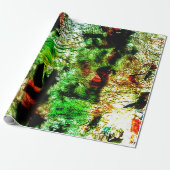 Beautiful green abstract wrapping paper,Textured  ラッピングペーパー (アンロールド)