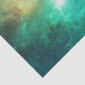 Beautiful Green Outer Space Stars Milky Way Galaxy 薄葉紙 (詳細)