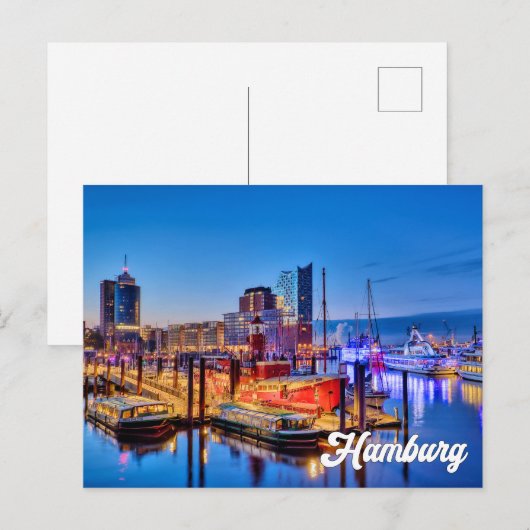 Beautiful Hamburg, Germany ポストカード (正面/裏面)