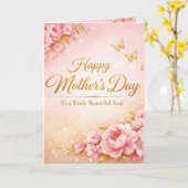 Beautiful: Happy Mother's Day -To a Beautiful Soul カード (黄色い花)