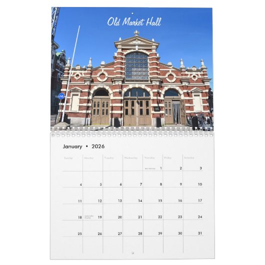 Beautiful Helsinki Finland Wall Calendar カレンダー (1月 2026)