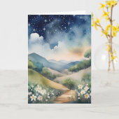 Beautiful Hills 1 カード (黄色い花)