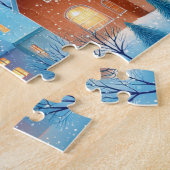 Beautiful holiday christmas housses ジグソーパズル (側面)