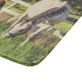 Beautiful Horse and Foal Farmhouse カッティングボード (角)