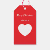 Beautiful Horse Christmas Gift Tag ギフトタグ (裏面)