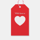 Beautiful Horse Christmas Gift Tag ギフトタグ (裏面)