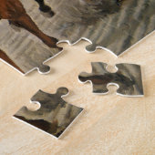 Beautiful Horse Delights Owners in Classic Race ジグソーパズル (側面)