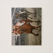 Beautiful Horse Delights Owners in Classic Race ジグソーパズル (縦)