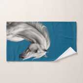 Beautiful Horse Head バスタオルセット (ハンドタオル)