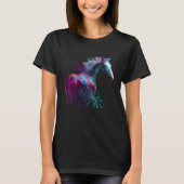 Beautiful Horse  Splash Equestrian Horse Trainer 2 Tシャツ (正面)