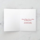 Beautiful Horse with Red Ribbon シーズンカード (内部)