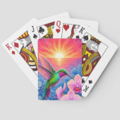 Beautiful Hummingbird Playing Cards トランプ (裏面)