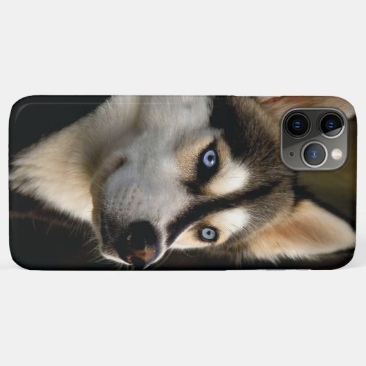 Beautiful Husky Throw Pillow Case-Mate iPhoneケース (裏面(横))