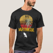 Beautiful  idea map of Martinique Madinina 972 Tシャツ (正面)
