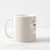 Beautiful in Blush Raccoon コーヒーマグカップ (左)