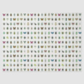 Beautiful insect collection watercolor style bugs  薄葉紙 (正面)