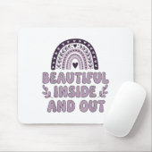 Beautiful Inside And Out Cute Rainbow Lavender Sel マウスパッド (マウス)