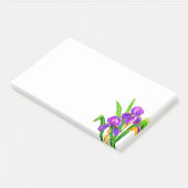 Beautiful Irises Post-it®ノート ポストイット (アングル)
