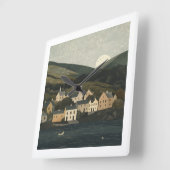 Beautiful Irish Countryside Clock スクエア壁時計 (傾斜)