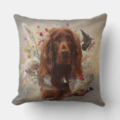 Beautiful Irish  Setter クッション (正面)