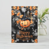 Beautiful Jack O’Lantern Photo Halloween Card シーズンカード (スタンド正面)