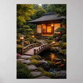 Beautiful Japanese Home & Garden ポスター