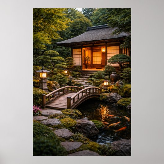 Beautiful Japanese Home & Garden ポスター (正面)
