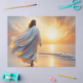 Beautiful Jesus by the Sea Tissue Paper 薄葉紙 (クラフト)