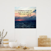 BEAUTIFUL JOHN 14:6フォトデザイン ポスター (キッチン)