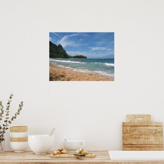 Beautiful Kauai beaches ポスター (キッチン)