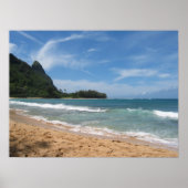 Beautiful Kauai beaches ポスター (正面)