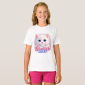 Beautiful Kitty Cute Cat Kids T-Shirt Tシャツ (正面フル)