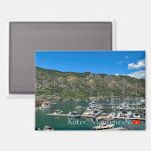 Beautiful Kotor Bay in Montenegro travel マグネット (正面/裏面)