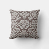 Beautiful Lace Pattern Throw Pillow クッション (裏面)