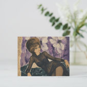 Beautiful Lady from 1969 Collage  ポストカード (スタンド正面)