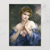 Beautiful Lady In Blue_GC – はがき (正面)