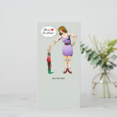 Beautiful Lady's heartfelt Merry Christmas シーズンカード (スタンド正面)