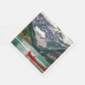 Beautiful Lake Louise, Canada スタンダードランチョンナプキン (角)