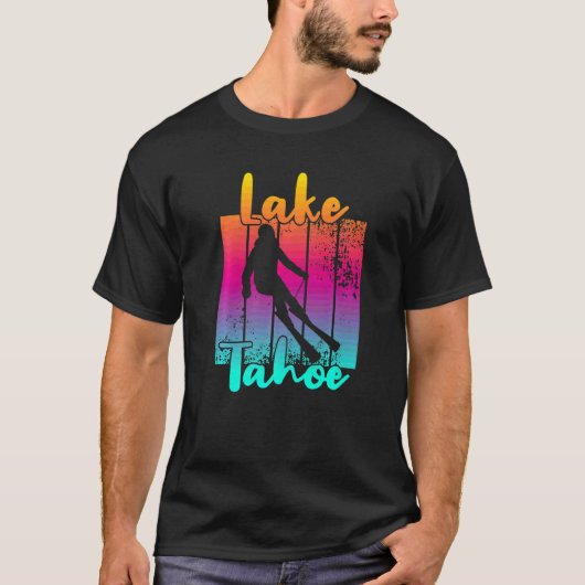 Beautiful Lake Tahoe Winter Sunset Tシャツ (正面)