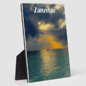 Beautiful landscape | Zanzibar フォトプラーク (側面)