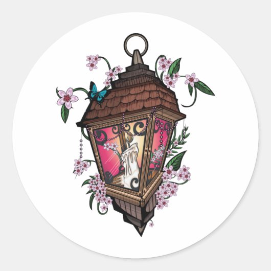 Beautiful Lantern ラウンドシール (正面)